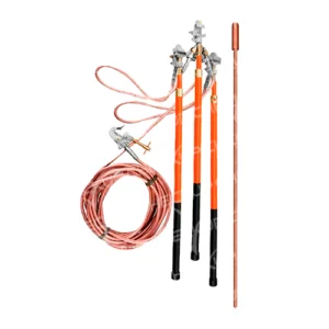 Conjunto de Aterramento Rápido e Temporário de Linha Aérea 34KV